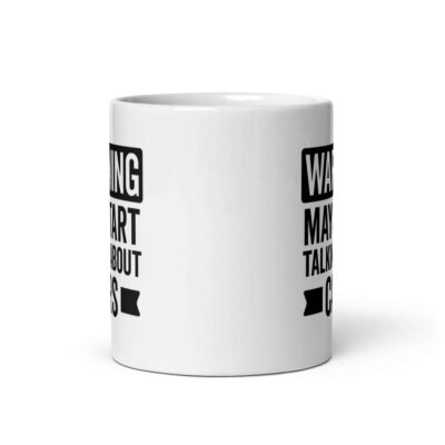 Warning May Start Talking About Cars Mug | Funny Car Mug