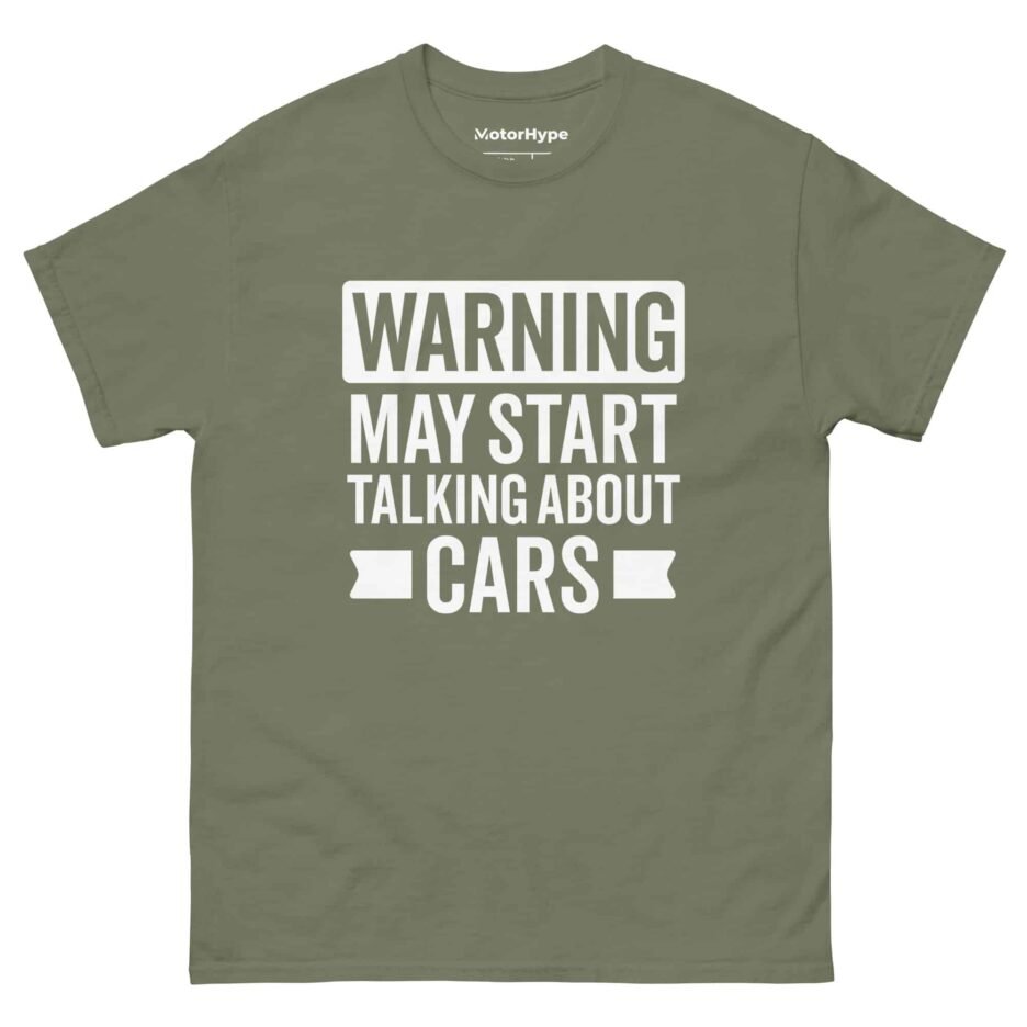 Warning May Start Talking About Cars T-Shirt