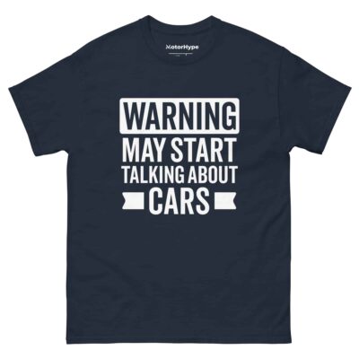 Warning May Start Talking About Cars T-Shirt