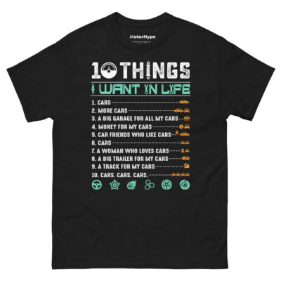 10 Things I Want In Life T-Shirt