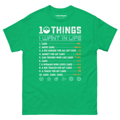 10 Things I Want In Life T-Shirt