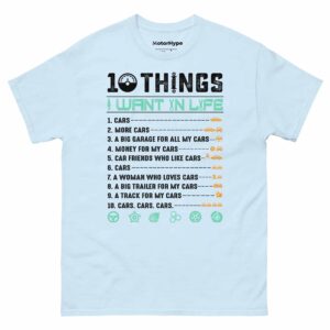 10 Things I Want In Life T-Shirt