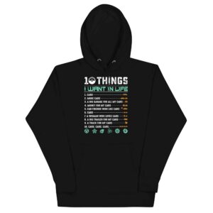 10 Things I Want In Life Hoodie