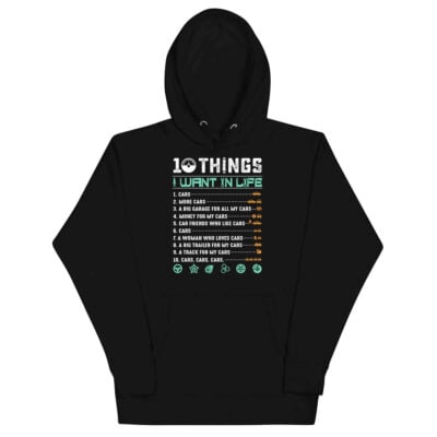 10 Things I Want In Life Hoodie